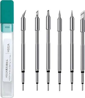 FNIRSI F245 Soldering Iron Tips for HS02A DWS200, F245-K, KU, JS, I, C2, B Replacement Tips, Constant Temperature Solder Iron Head