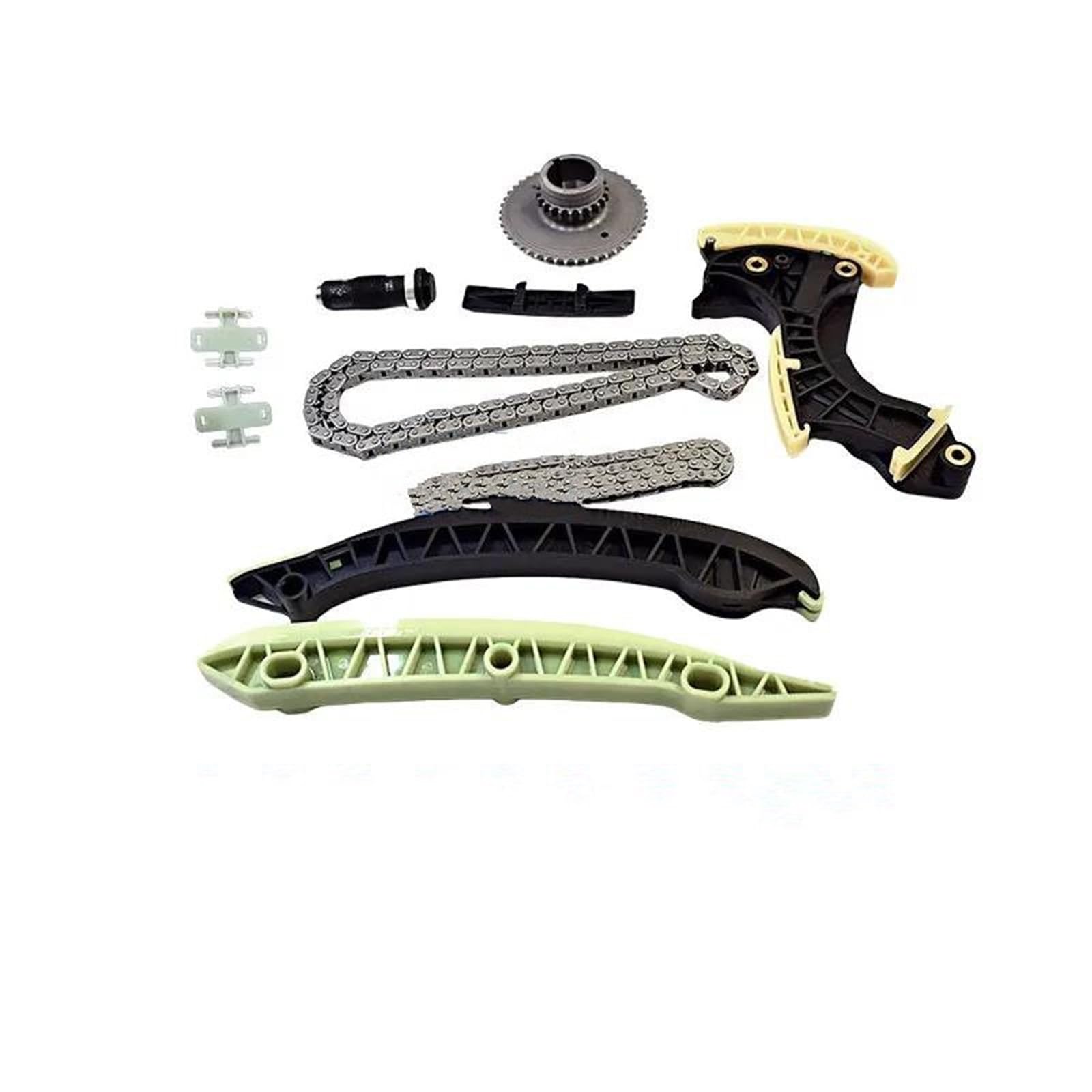 Genérico Kit Cadena Distribución Motor Coche 10 Piezas para Benz M271 A209 C209 W203 W204 CL203 R171 0009933978 A2710521116