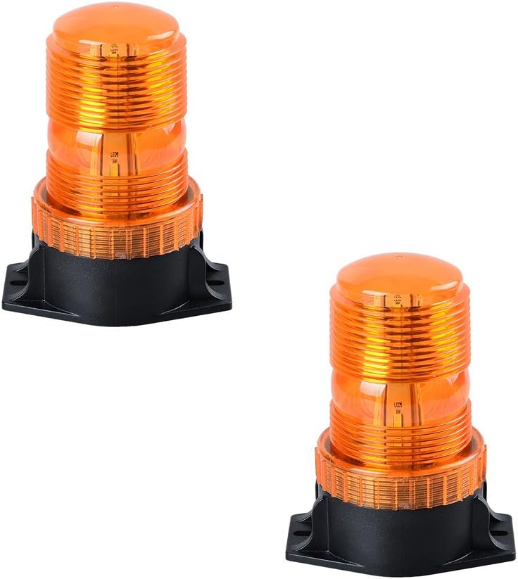 Astra Depot 30 LED Amber Forklift Beacon Strobe Light Safety Warning Flashing Lights for 12V-24V Mower, ATV, Trucks, Tractor, Golf Carts, UTV, Cars, Bus