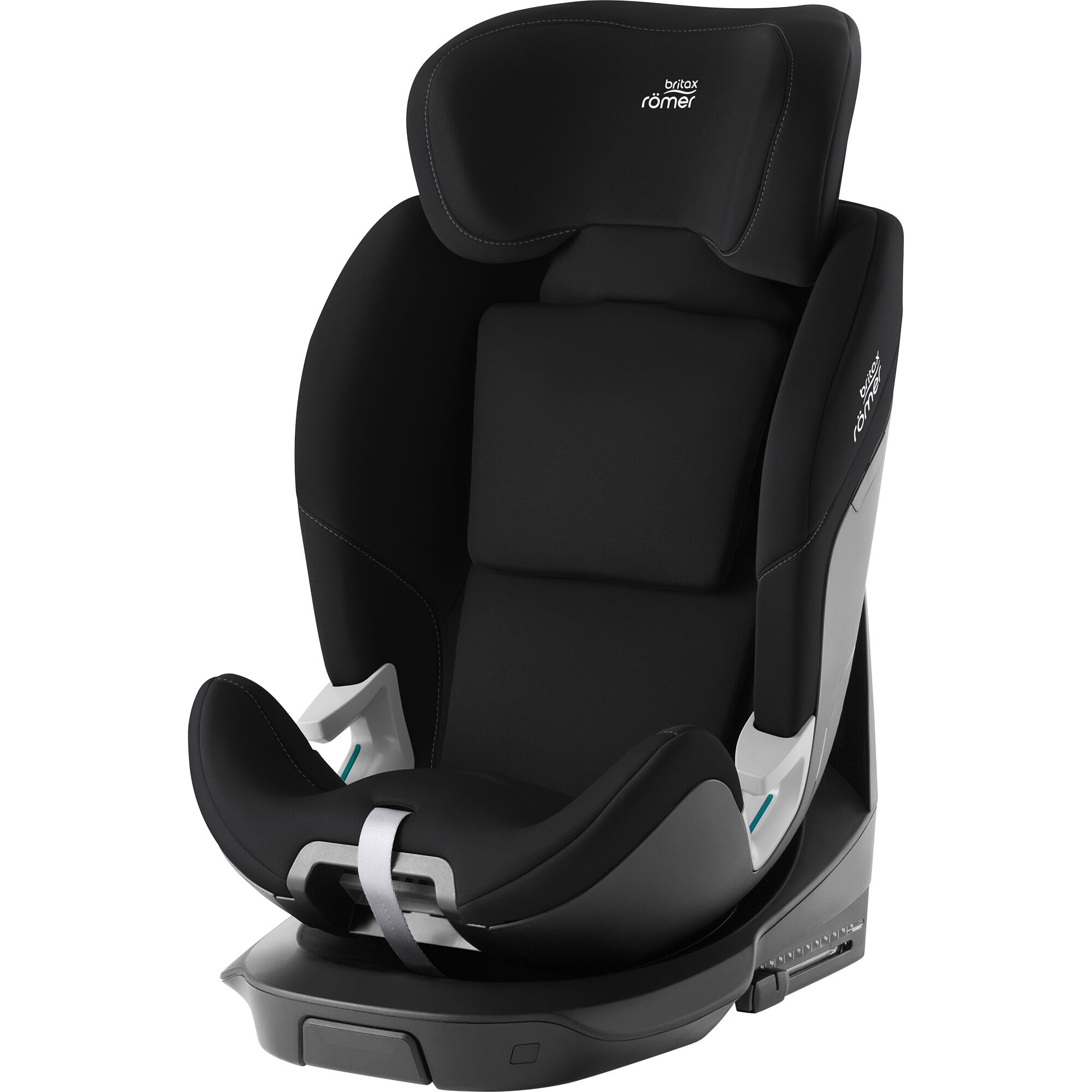 Silla de coche Britax Römer RIDER, para niños de 40 a 125 cm (i-Size) con ISOFIX y pata de apoyo, nacimiento - 7 años, Space Black