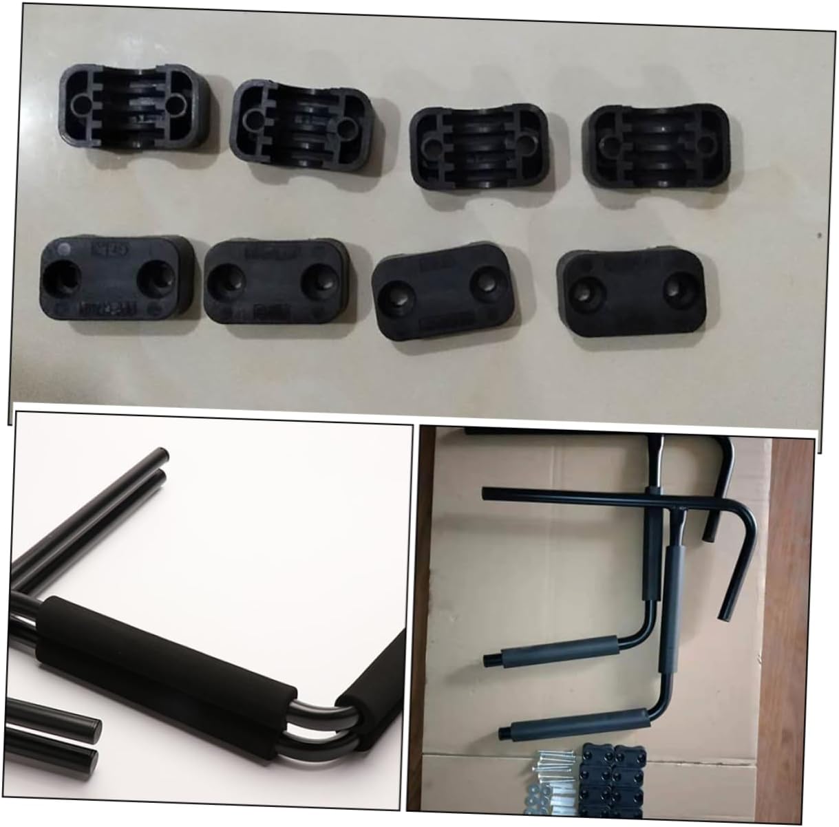 VICASKY 2pcs Heavy Duty Wall Mount Storage Rack for Kayaks Surfboards and Bikes Versatile Garage Organizer with Quick Installation for Use