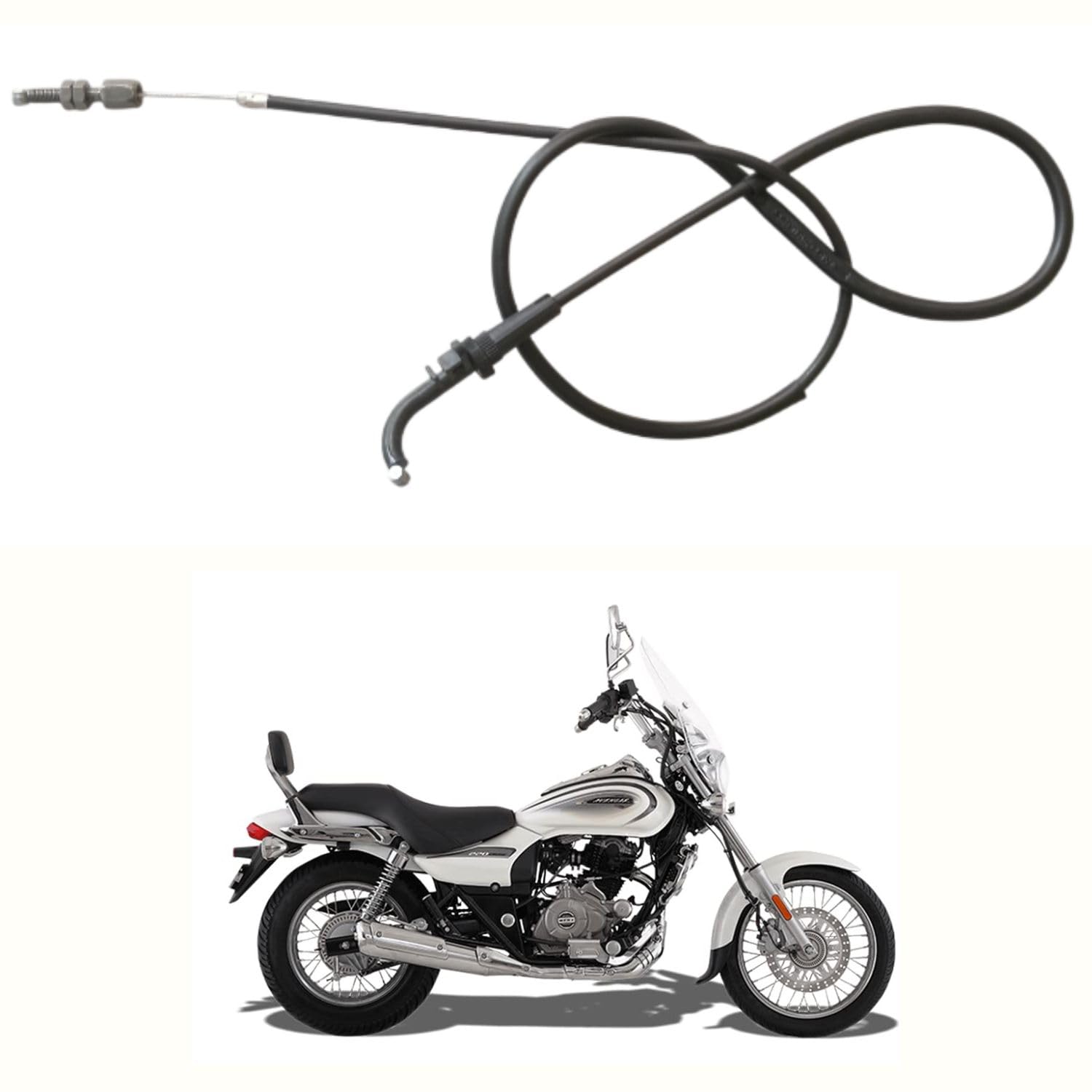 Road Religion Accelerator Cable Upgrade for Avenger 150/180/200/220cc, Street 150, Cruise 2015 BS-4 - Smooth and Responsive Throttle Control Enhancement-picture-10
