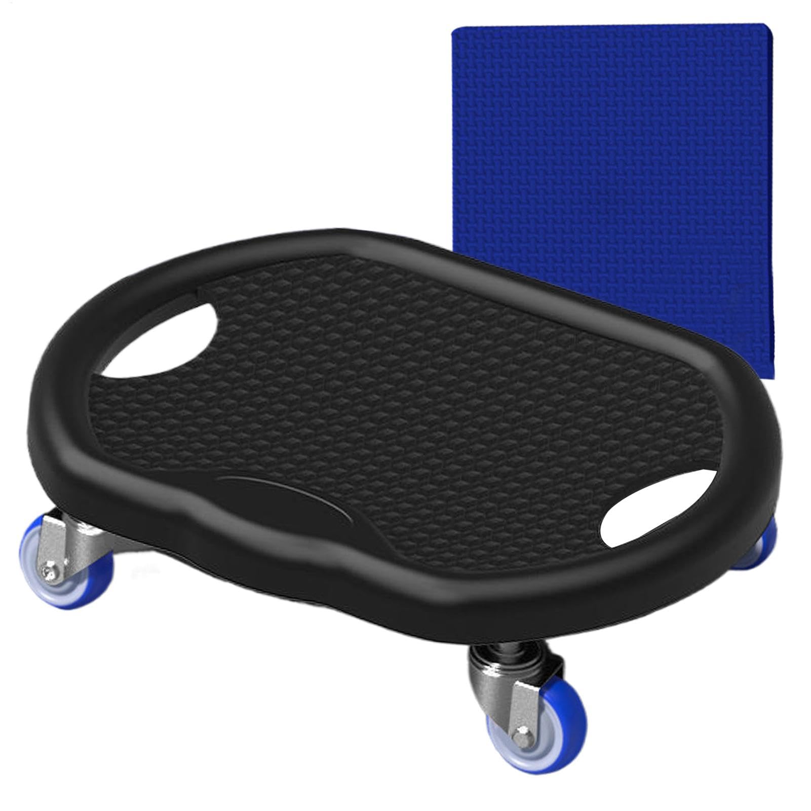 Planche à roulettes pour abdominaux, entraînement silencieux avec tapis, équipement d'exercice abdominal, roue d'entraînement robuste pour salle de sport à domicile, entraînement, fitness