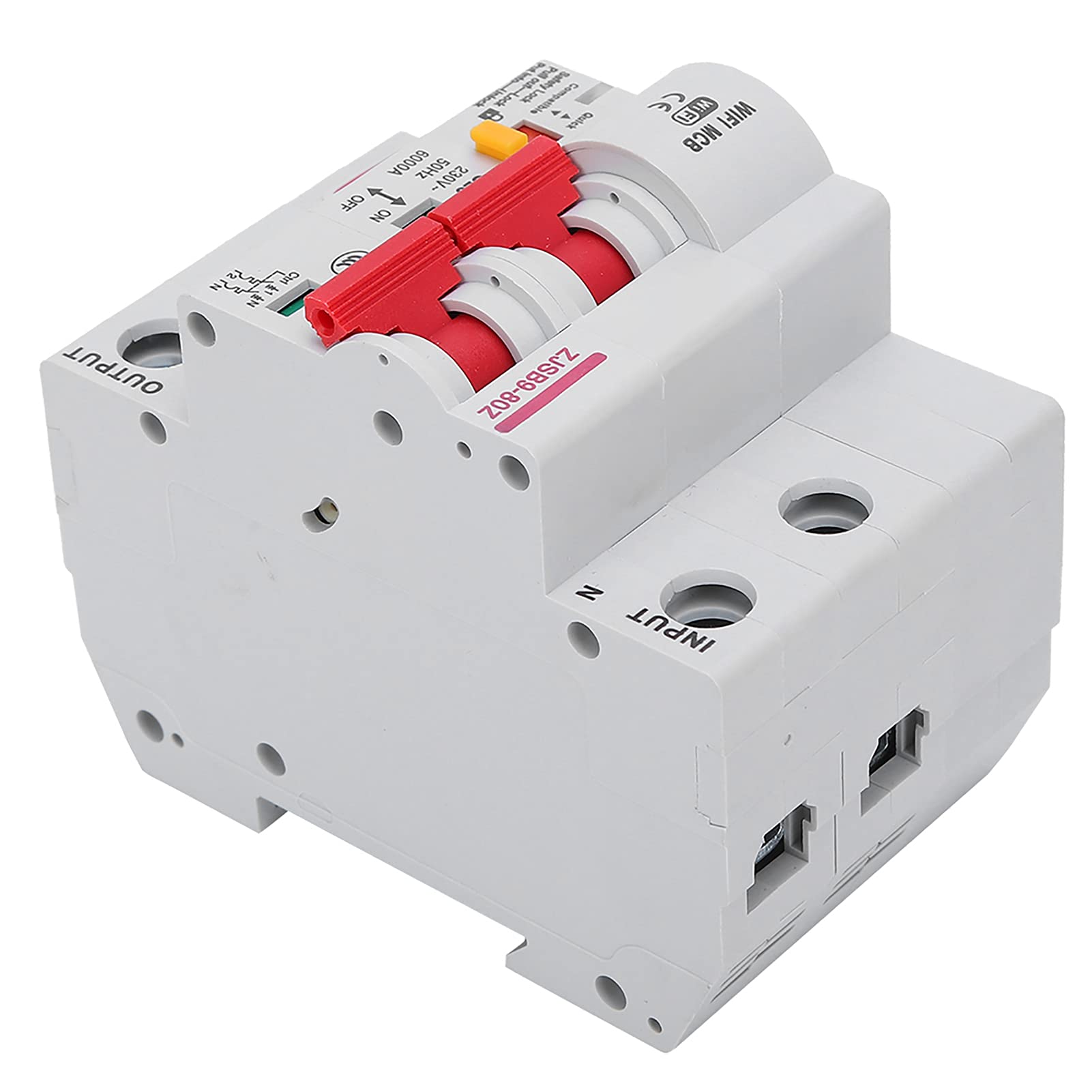 Kikumi Interruttore, Generatore Smart WIFI, Interruttore Automatico WIFI Intelligente, Telecomando APP per Telefono, PA66-DSM, Alloggiamento Ignifugo AC220V (3P 16A)