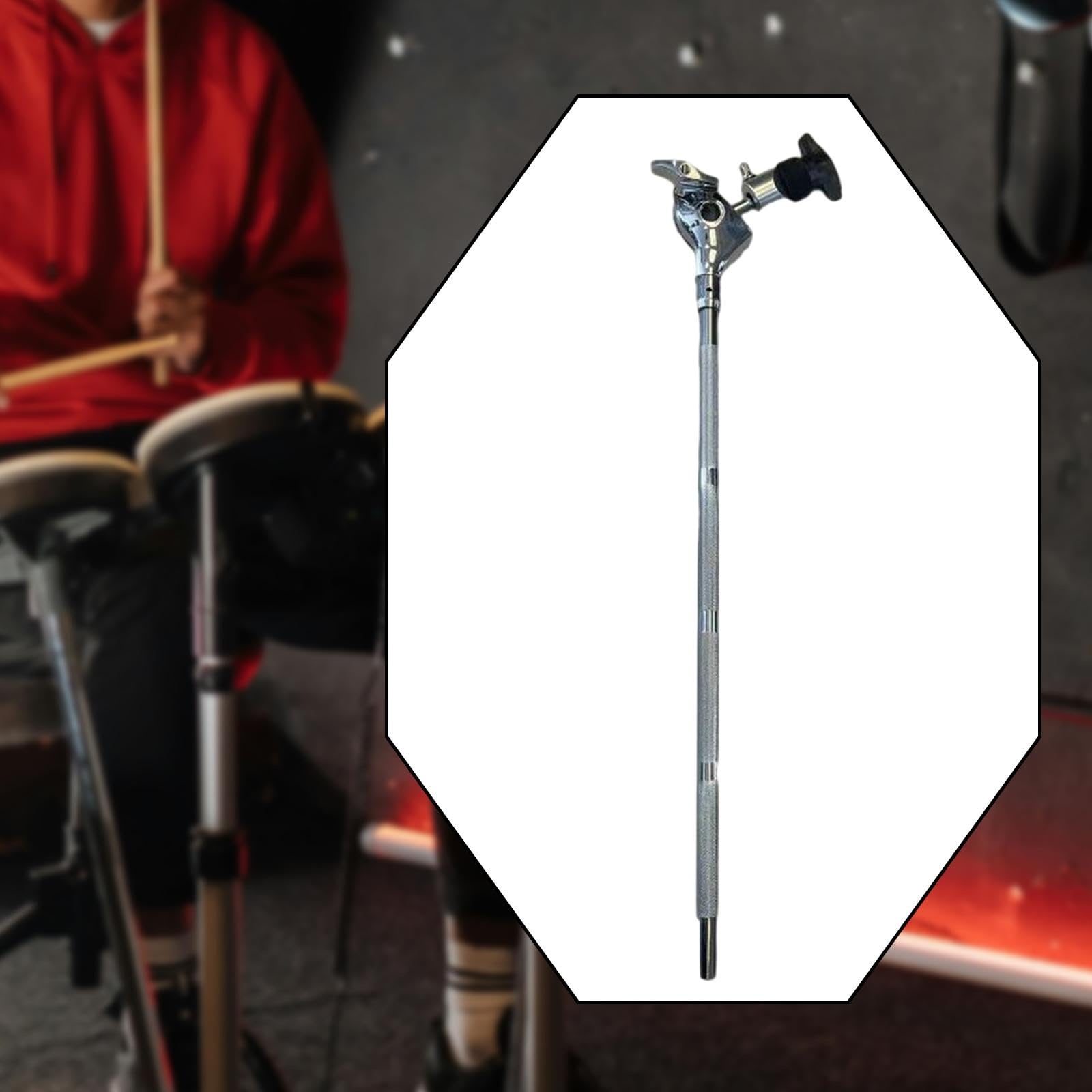 MagiDeal Supporto per estensione del braccio di piattano di estensione Parte di percussione Porta di supporto per per manettale per metallo accessorio facile