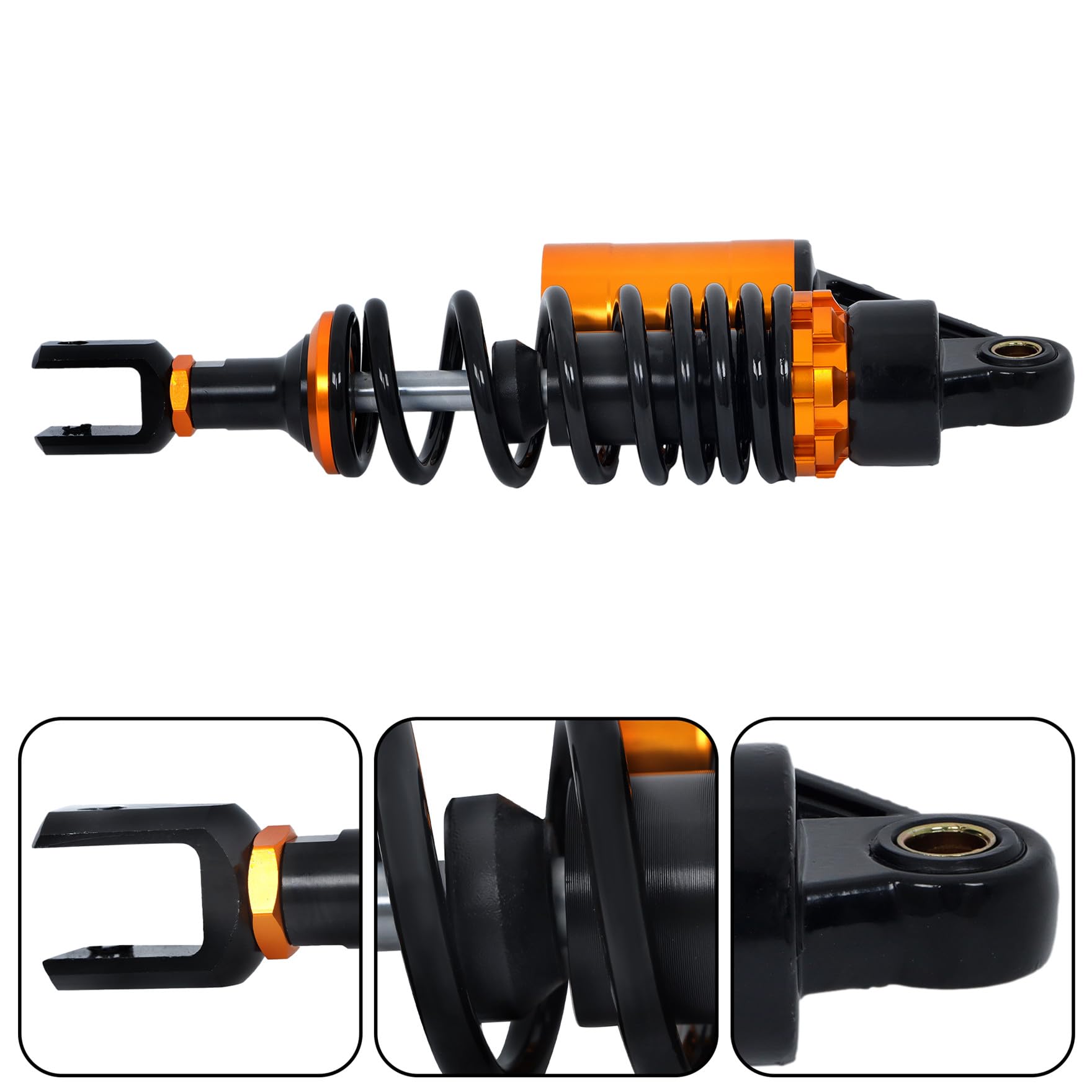 waltyotur Ammortizzatore di sospensione posteriore regolabile per moto, 280 mm, 11 pollici, ricambio per Honda Yamaha Scooter 50cc 70cc