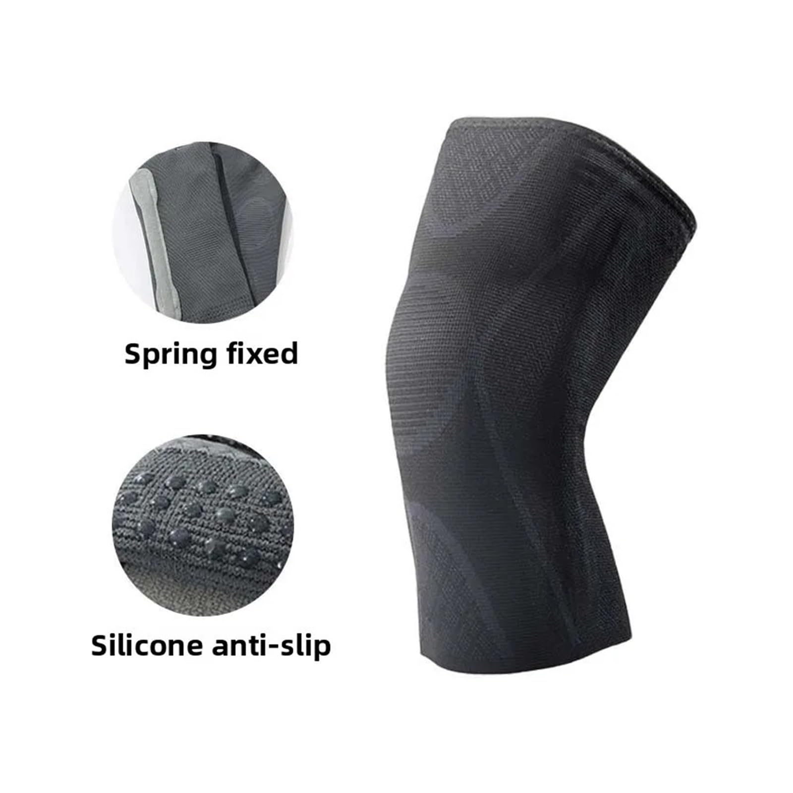 MRKU Genouillères de Sport antidérapantes, Respirantes, pour Le Sport, Le vélo, la Corde à Sauter et la décompression. Équipement de Protection.