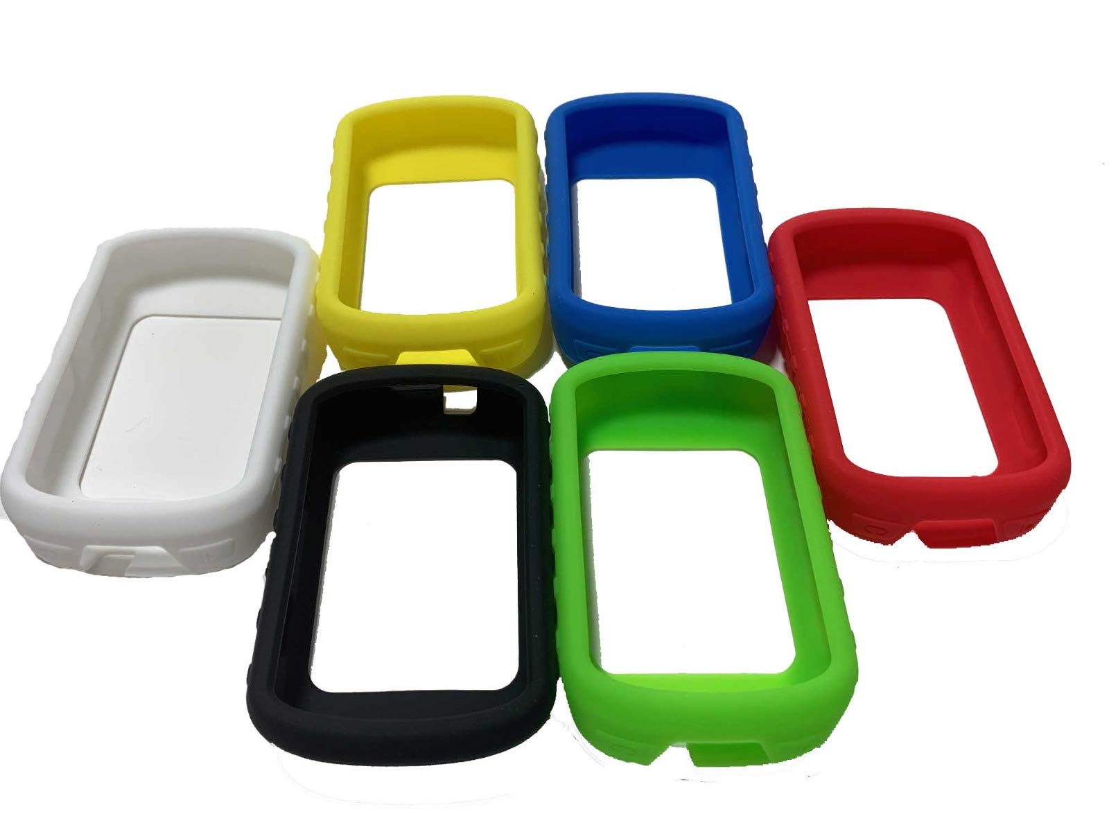 TUFF LUV - Custodia in silicone con pellicola proteggi schermo, compatibile con Garmin Edge 20 / Garmin Edge 25, colore: Nero