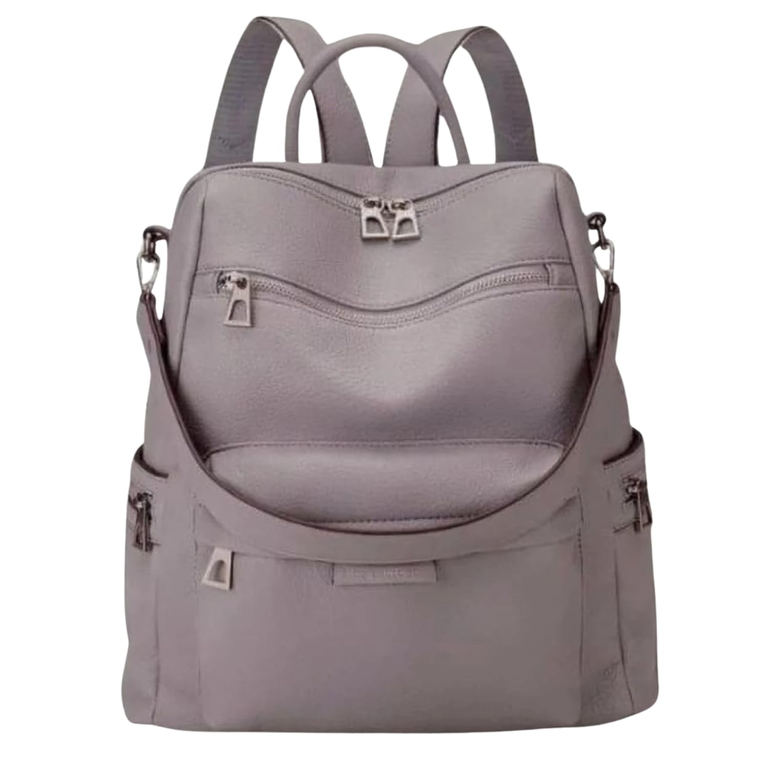 jaisom Stylish Women's Fashion Backpack Purses Multipurpose Design Handbags and Shoulder Bag (AUG_Buzz. Heavy Grey_BZ)-picture-42