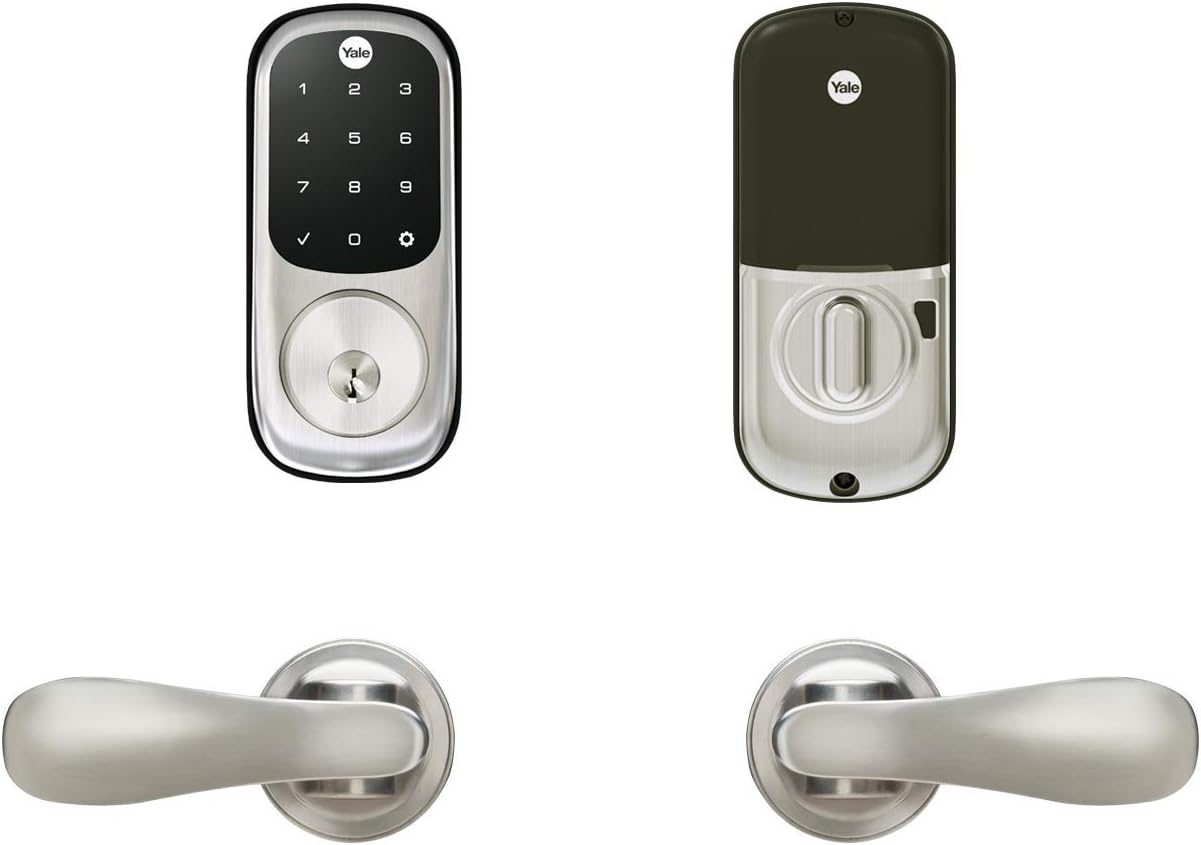 40% оƒƒ Dіѕсоunt Yale Assure Lock Touchscreen with Navis Paddle in Satin Nickel