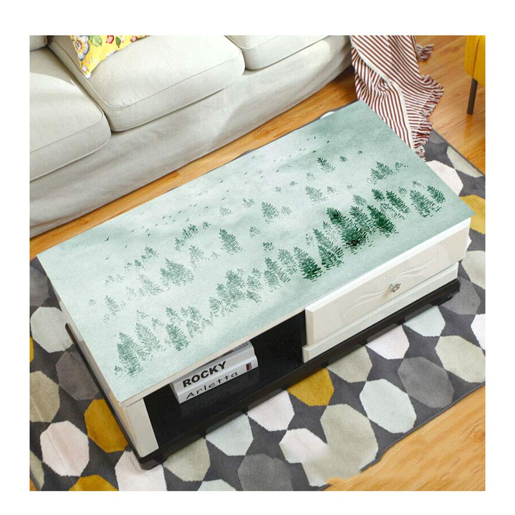 European tablecloth PVC Rectangular Tablecloth - Waterproof And Oil-proof Matte Finish Rectangular Tablecloth (Color : F Size : 60 * 120cm)