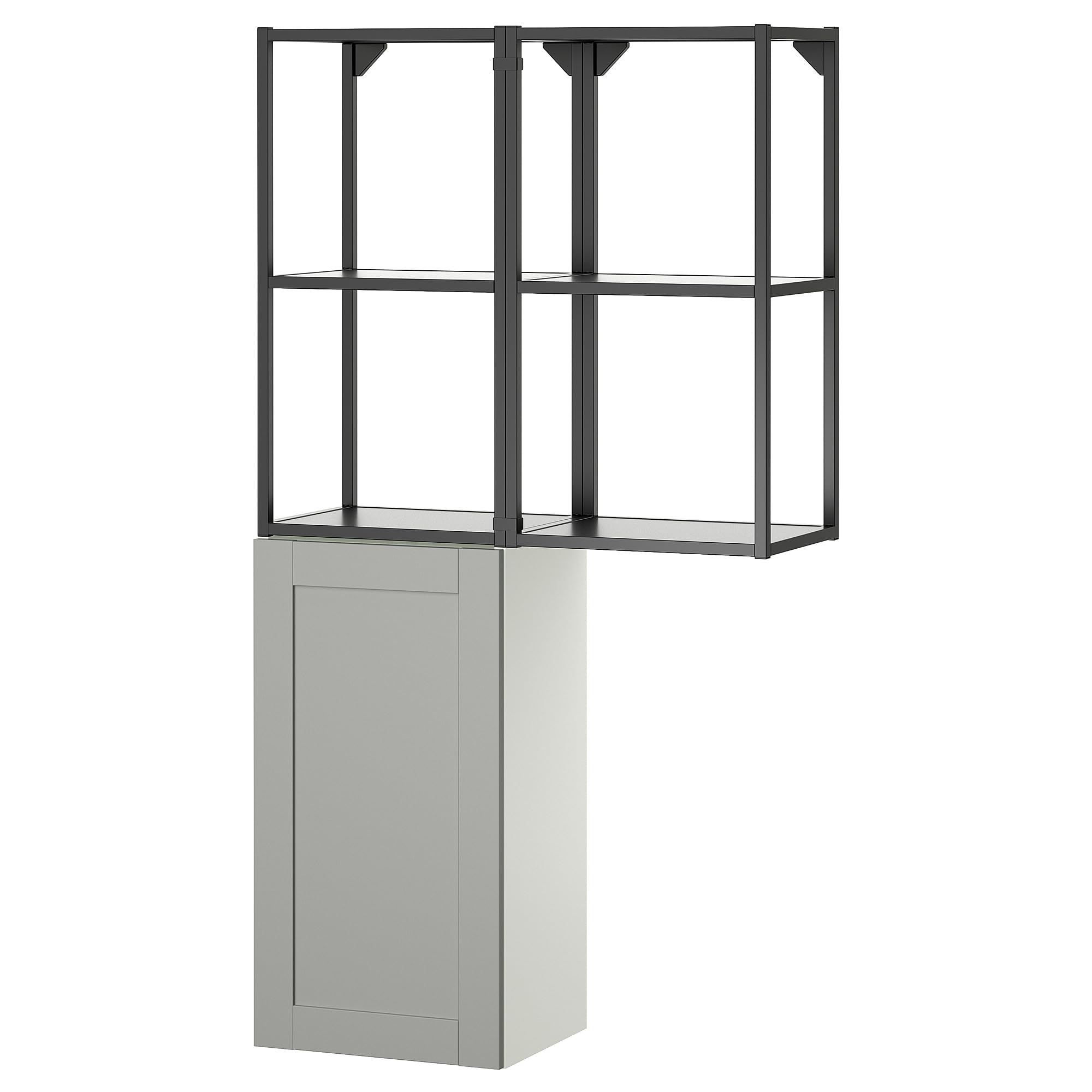 Meuble ENHET combinaison de rangement gris pour organiser un appartement moderne de style urbain