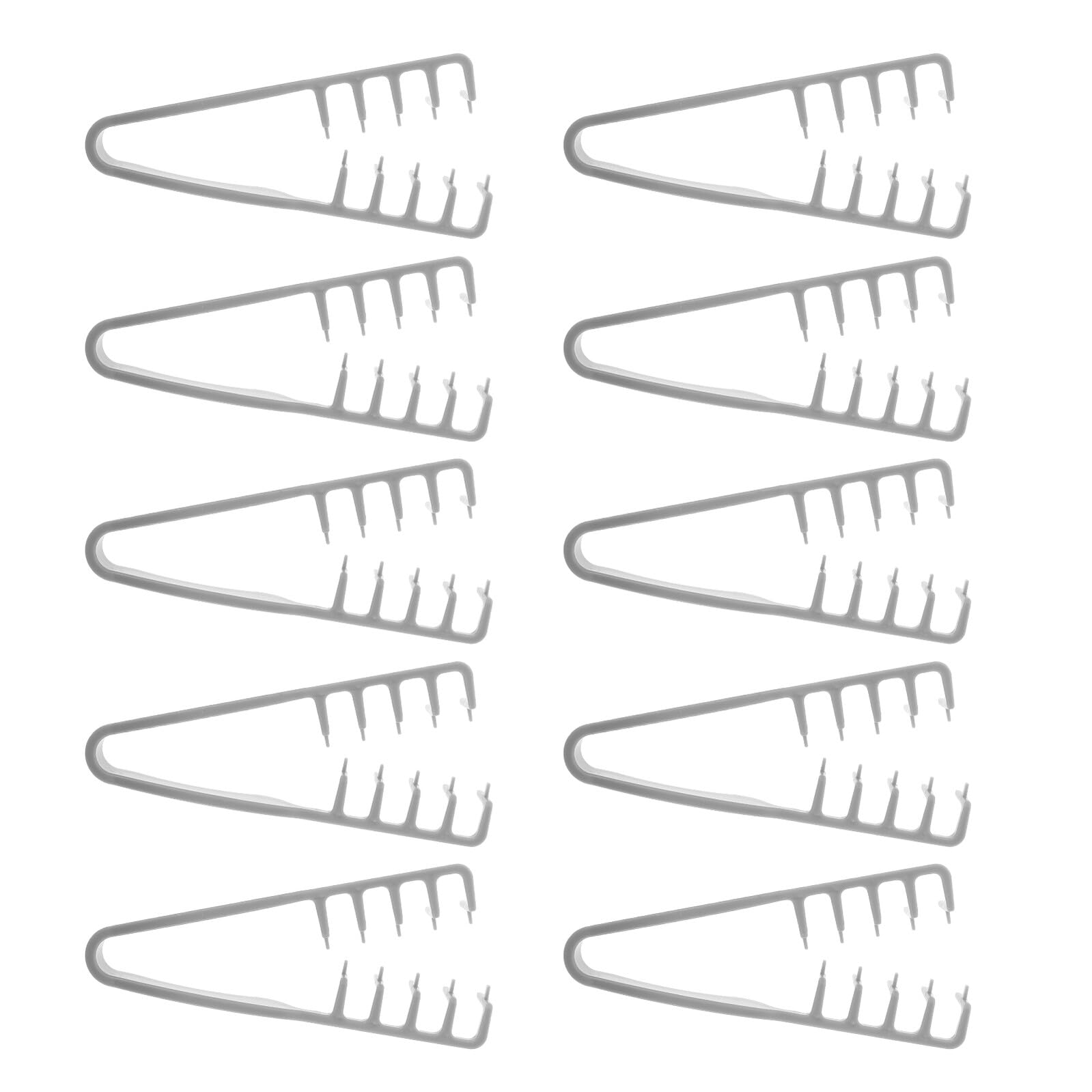 10piezas Peine Voluminizador Textura Esponjosa para Levantar Raíces Peine de Dientes Anchos para Cabello Afro y Flequillo Herramienta de Peinado para Mujeres y Hombres