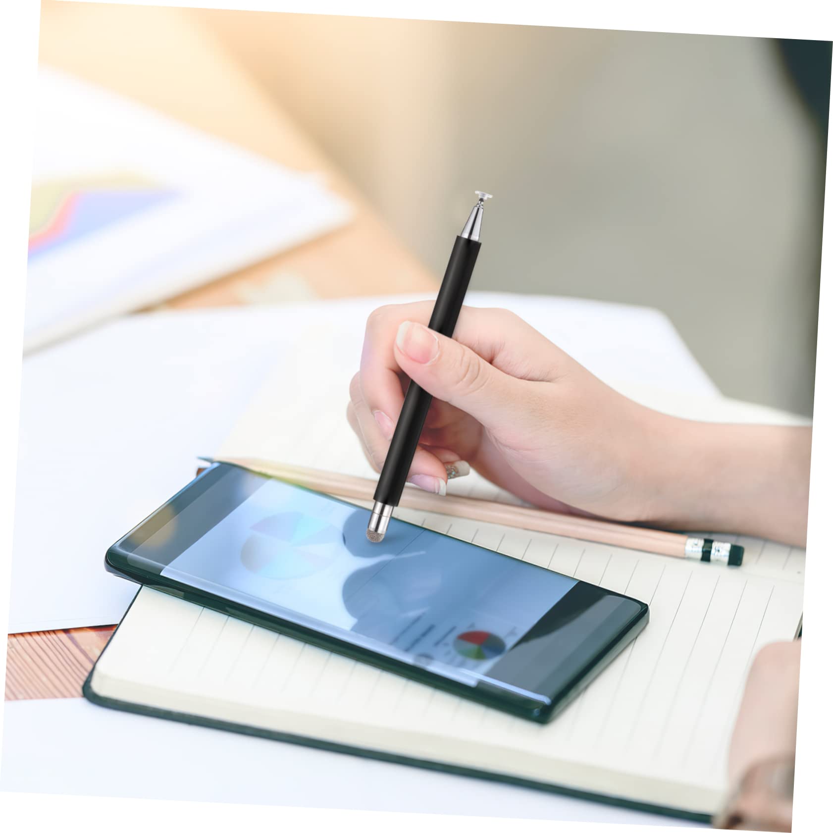 BESTonZON 10 Piezas Lápiz Óptico Digital Lápiz Óptico para Pantalla Táctil Lápiz De Superficie Lápiz Universal Lápiz Táctil Capacitivo Lápiz para Teléfono Aguja Latón Tableta Toque