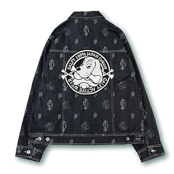 Amazon | 【 GALFY/ガルフィー モノグラム総柄 デニムジャケット