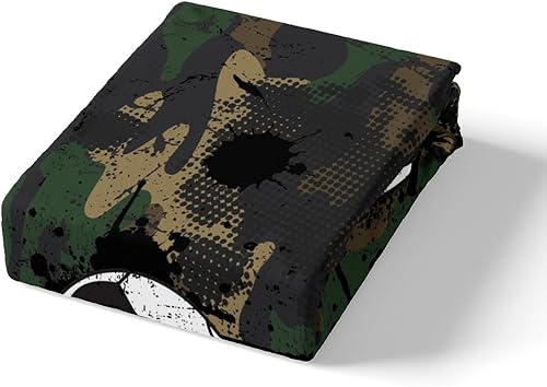 Miniatura 4 de Juego de funda de edredón de camuflaje, juego de ropa de cama de fútbol americano para niños y niñas, juegos temáticos deportivos, funda de colcha
