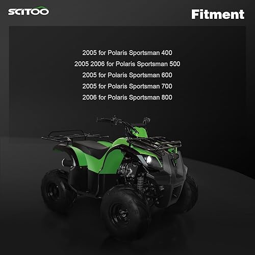 Vista 300 de SCITOO 1333081 1333947 Eje CV trasero izquierdo derecho para 2016-2020 para Polaris General 1000 2017-2020 para Polaris General 4 1000 2015-2018