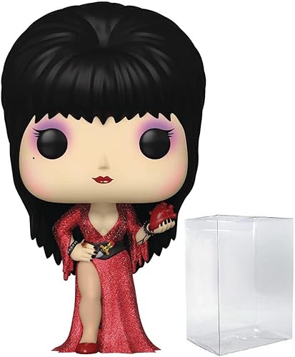 Funko Elvira 40th Anniversary - Figura de vinilo de Elvira Mistress of The Dark Pop! (incluye funda protectora compatible con caja pop box)