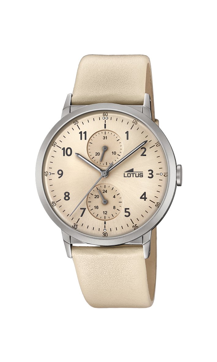Lotus Watches Unisex-Adult Multi dial Quartz Watch with Leather Strap 18509/2
