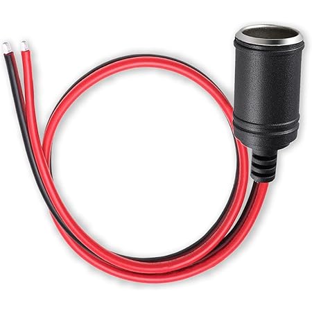Amazon Yokellmux 車の充電器の電源のシガーライターメスソケットケーブル Yokellmux 家電 カメラ
