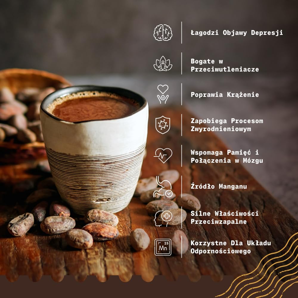 Ziarna Kakao Surowe Organiczne Bio 200g NaturaleBio