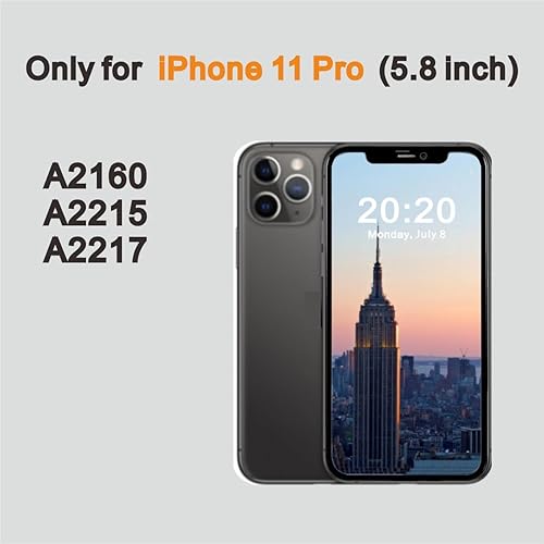Miniatura 2 de Select US Reemplazo de pantalla para iPhone 11 Pro, pantalla LCD de 5.8 pulgadas, conjunto de marco digitalizador táctil 3D con kits de herramientas