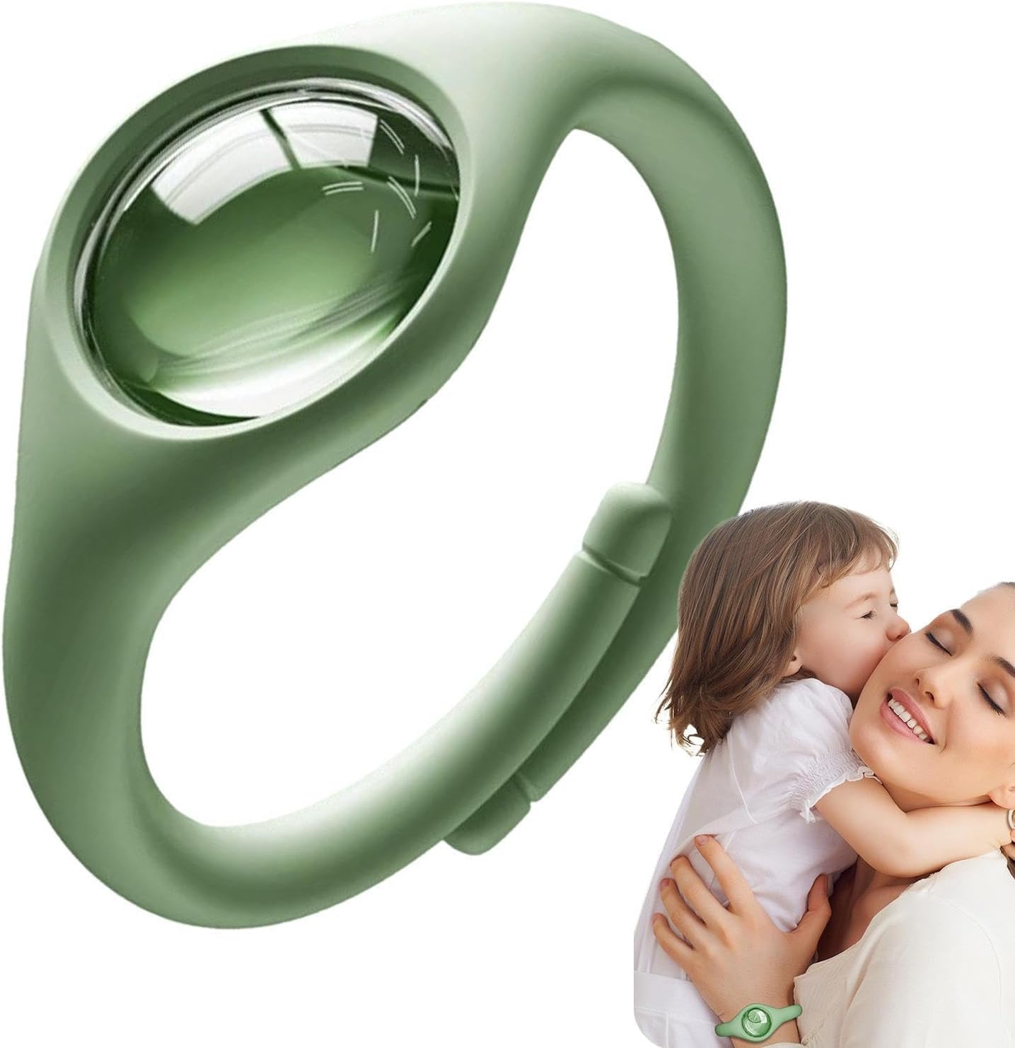 GLIVE (LABEL) Mosquito Repellent Bracelet Anti-Mosquito Magical Device,Bracelet Band Individually Wrapped,Mosquito Repellent Bracelet Kids,Adult,Bracelet Band (Olive Green) 1