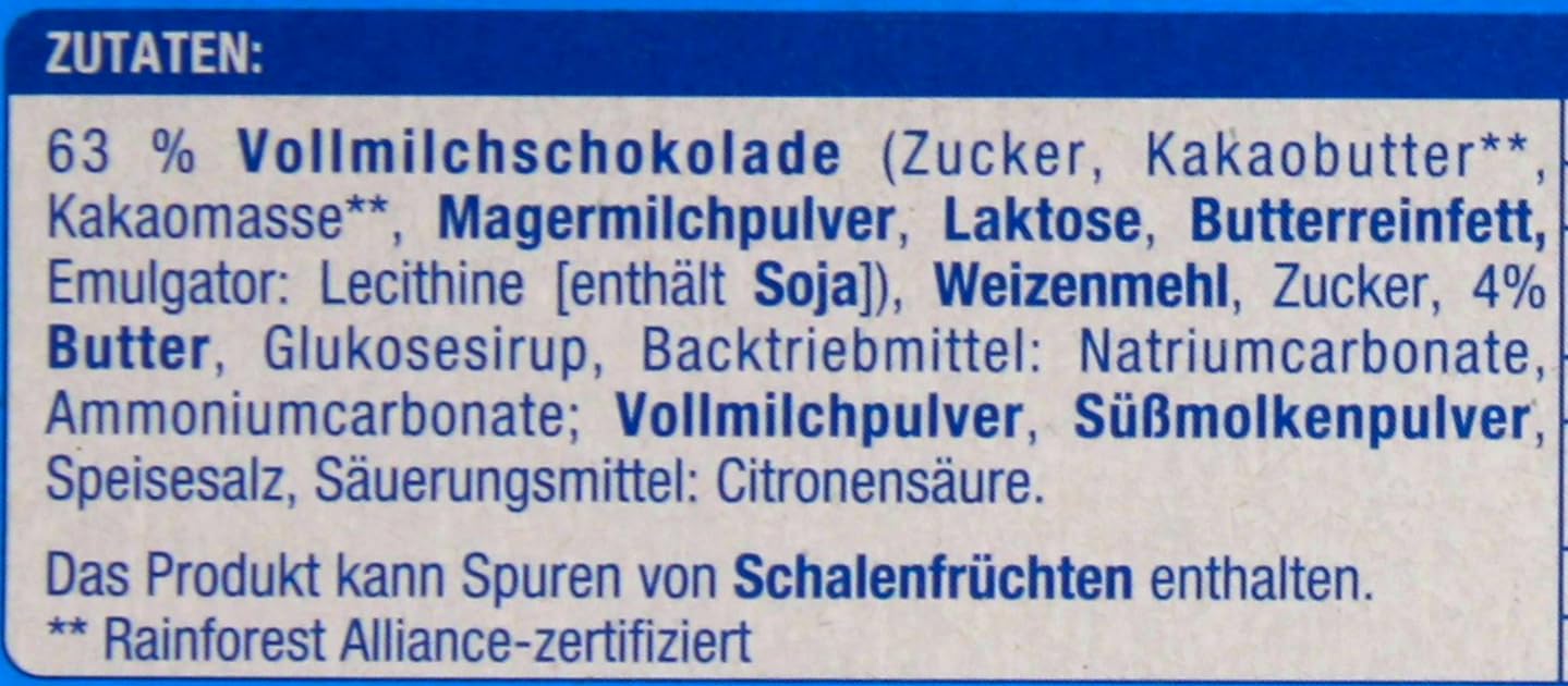 Gut & Günstig Schoko-Butterkeks Vollmilch, 16er Pack (16 x 125g)