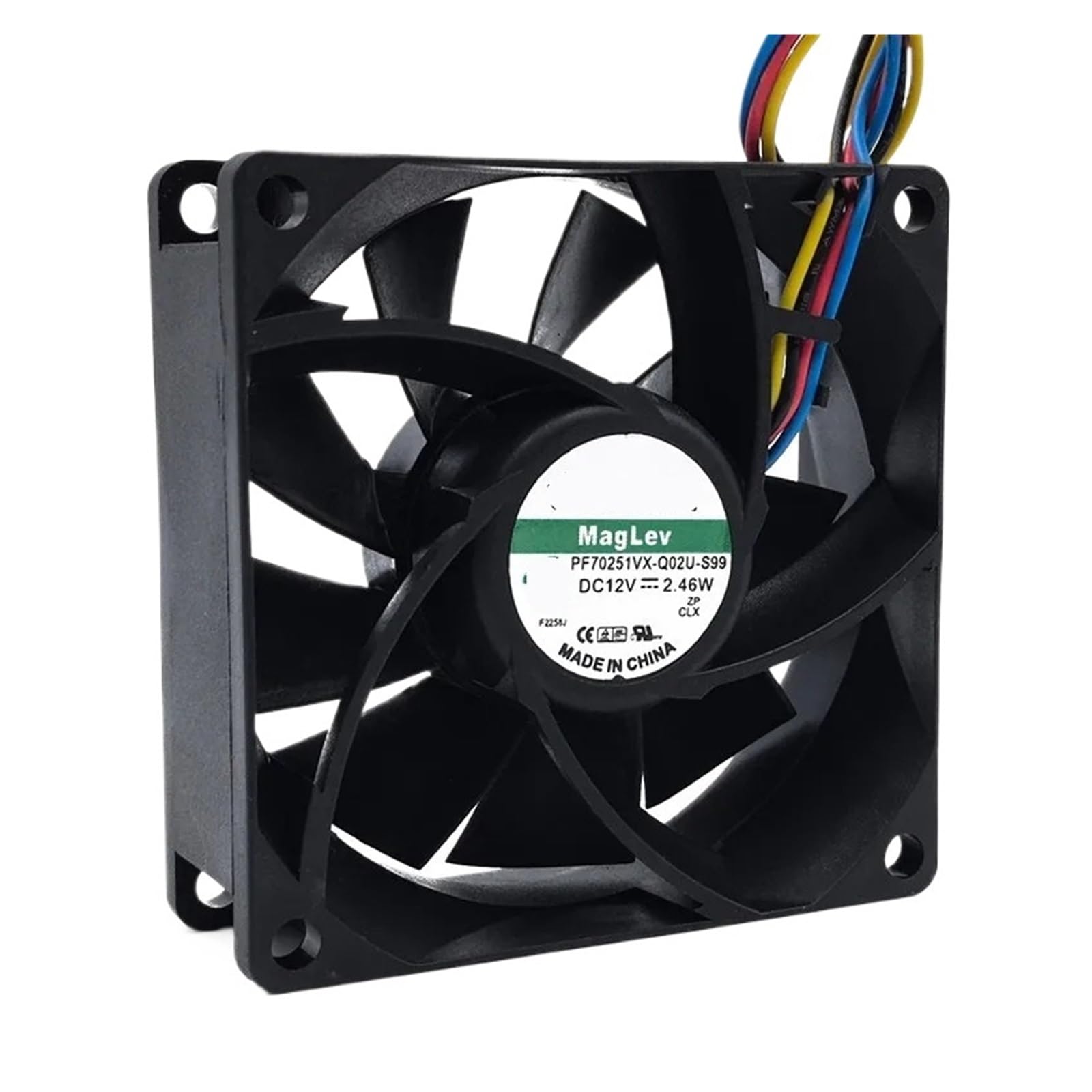 YUSKICCNE PF70251VX-Q02U-S99 12V 2.46W 7025 Cooling Fan 4-Wire