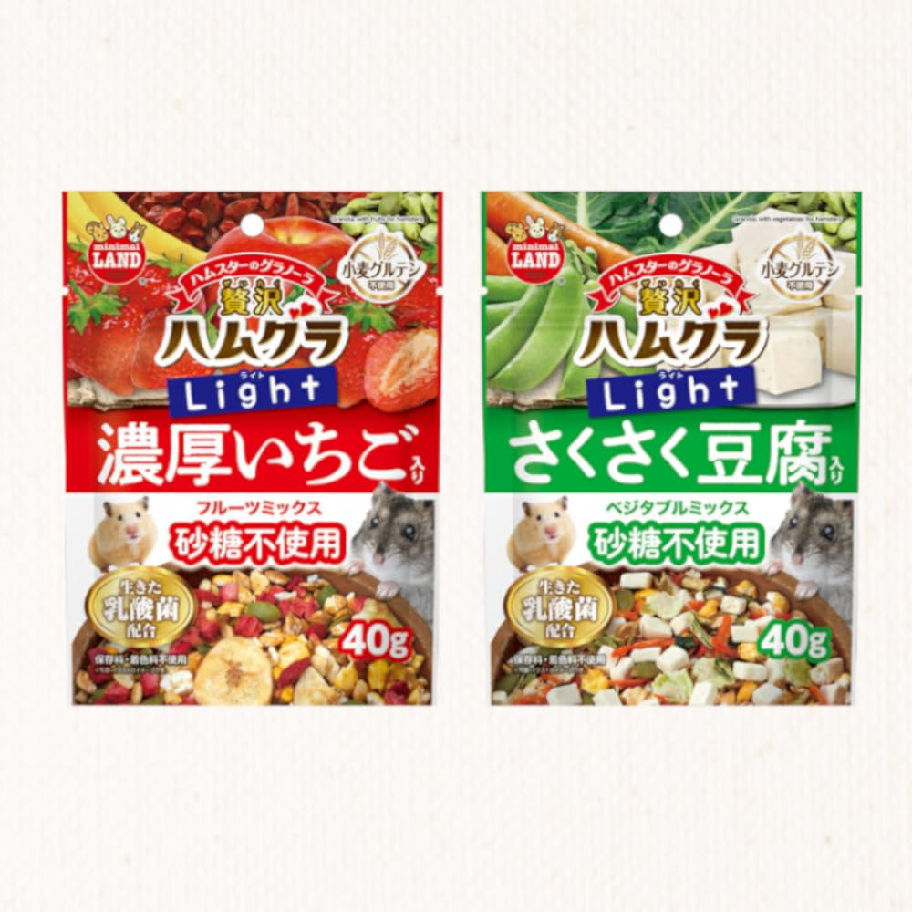 Amazon | ハムグラ ぷちグラ アソート4種セット「濃厚いちご さくさく