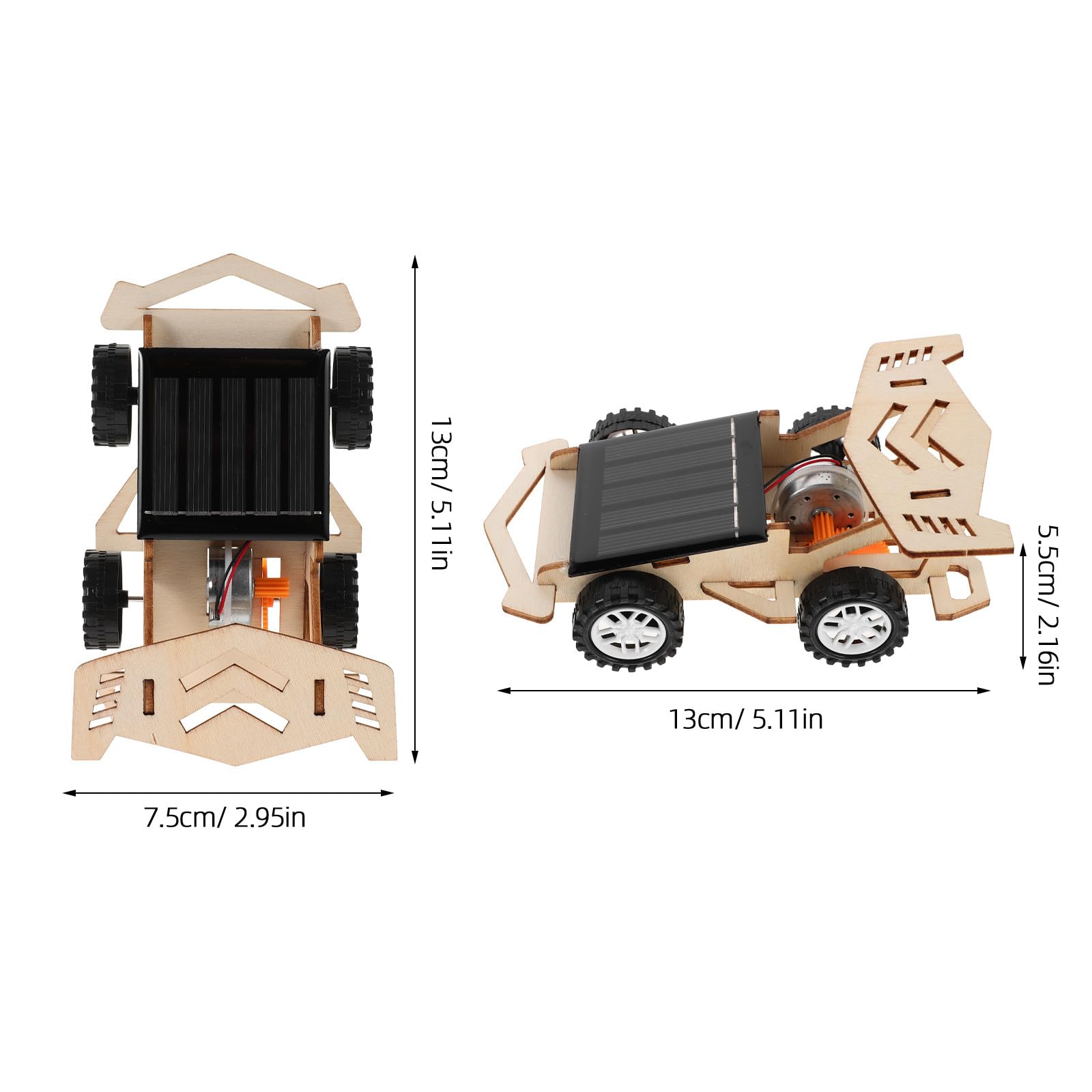 Solarauto Bausatz 3 Stück Solar Auto Kit Elektronisches Kinderspielzeug zum Zusammenbauen mit Praktischen Übungen für Grundschüler und Naturwissenschaftliche Bildung