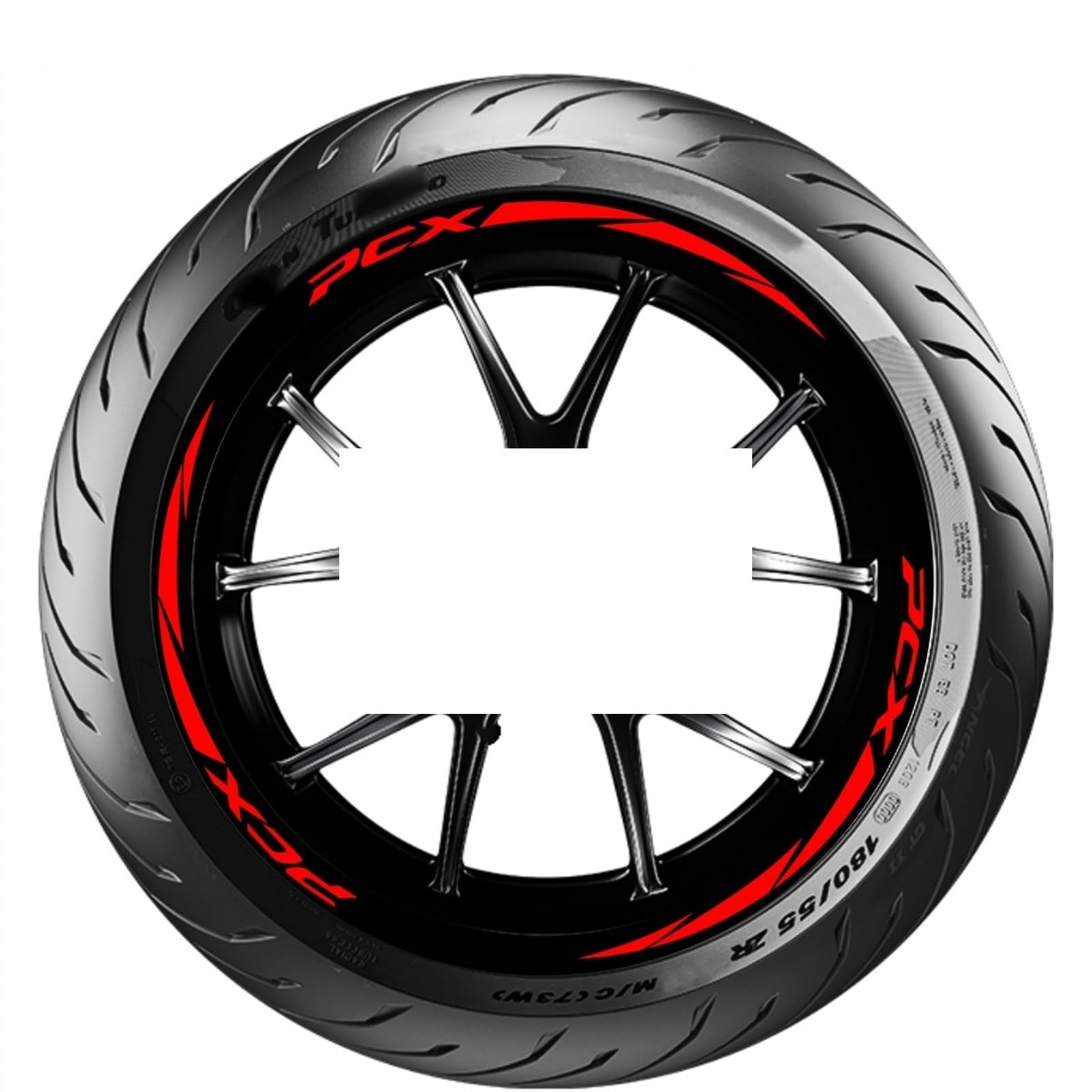 Applique for Pcx 125 150 160 Motorcycle Wheel Sticker Rim Decal Strip(A5)