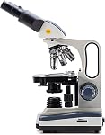 SWIFT Microscope SW350B 40X-2500X,Binocular Compound Microscope with Double Layer Mechanical Stage + Blank Slides, Cover Slips, Research-Grade for Students and Adults
