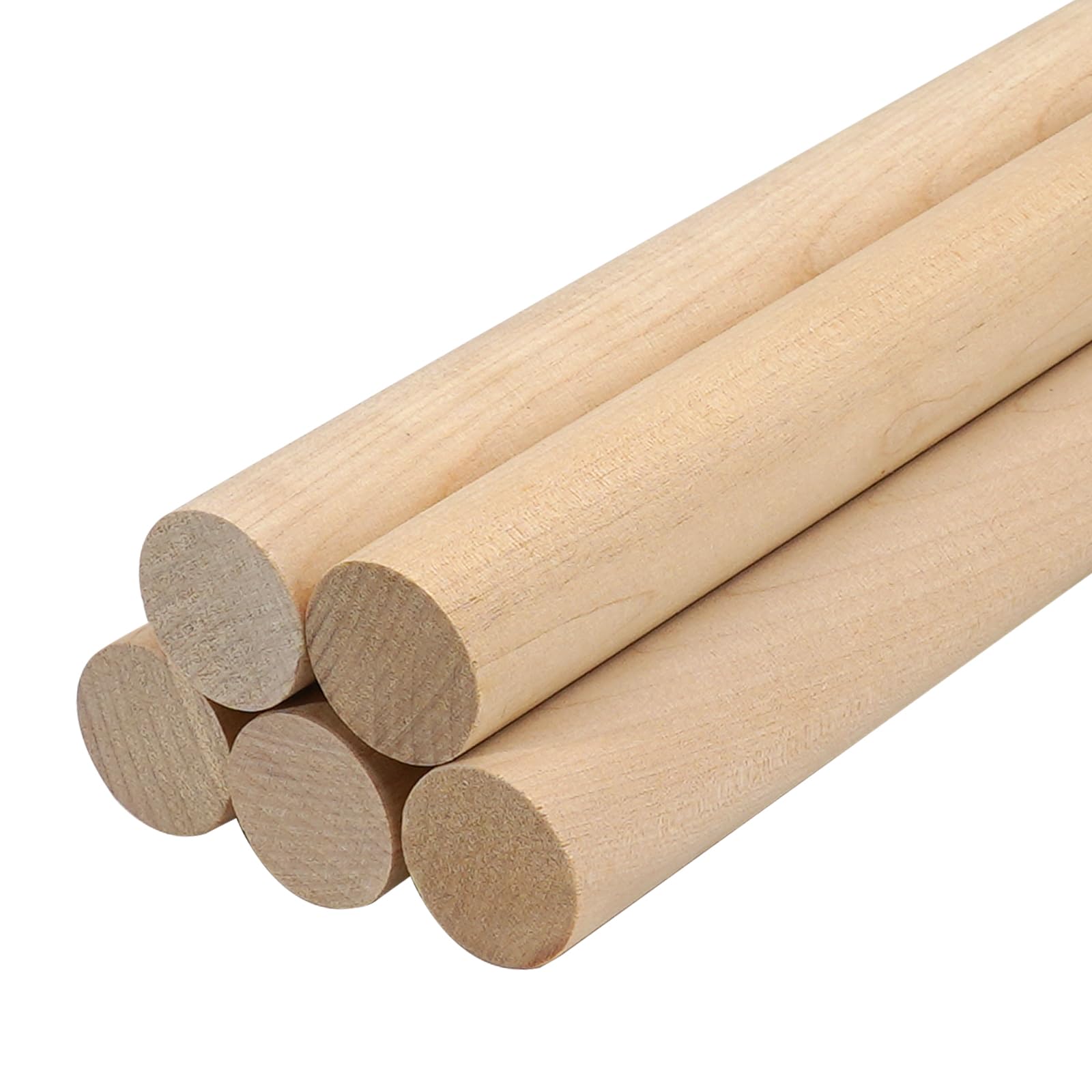Lugailly Wood Dowel Rods 5 PCS