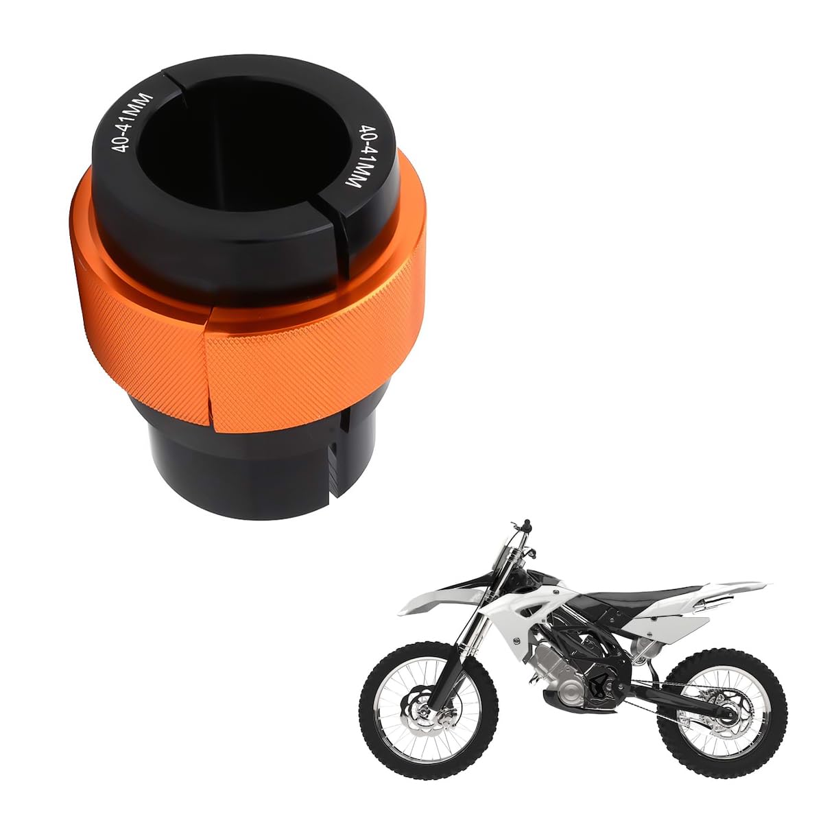 Cacciavite universale anello tenuta forcella 40–41 mm, per moto cross, pit bike, enduro (arancione)