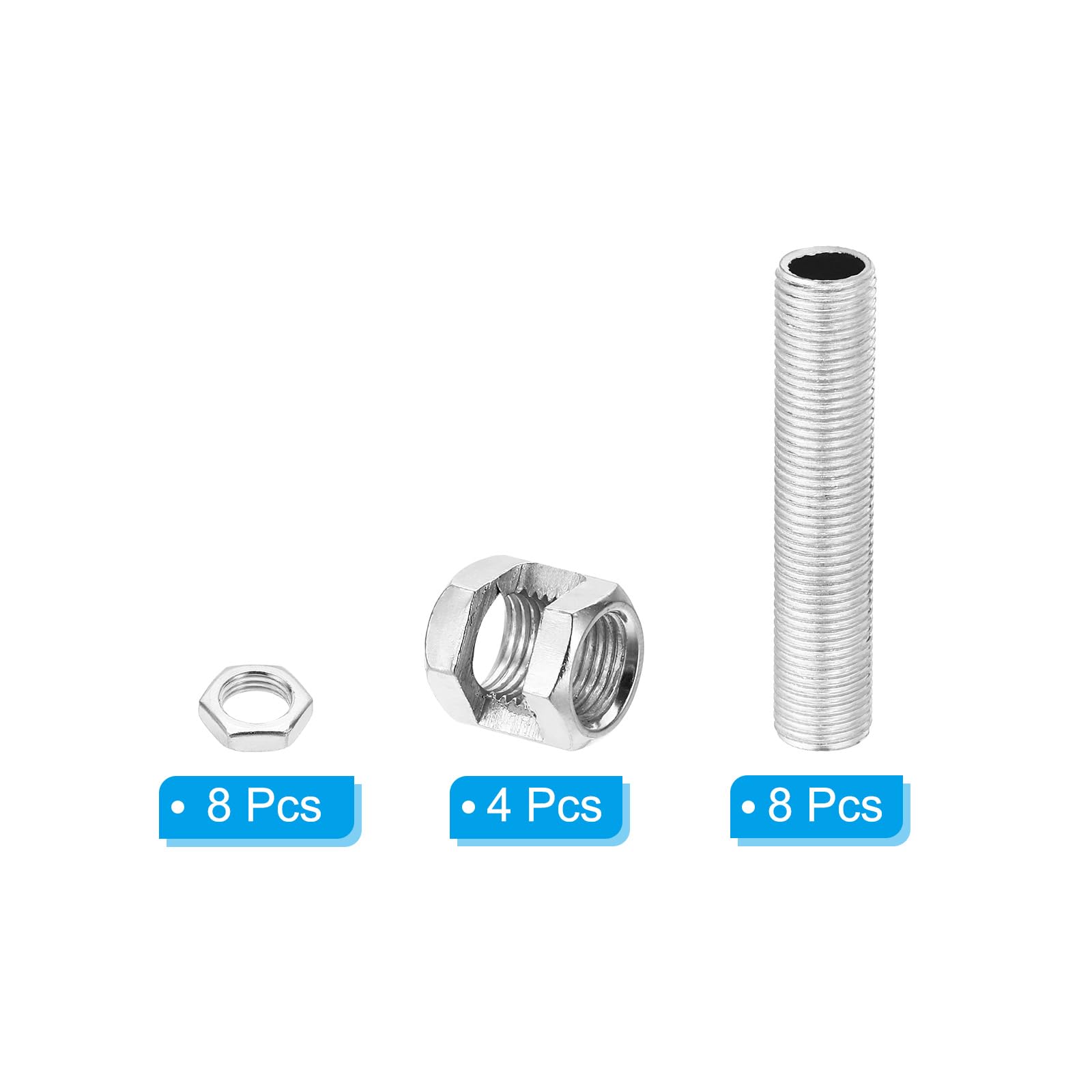 PATIKIL M10 Fine Thread Lamp Pipe Repair Parts Kits - Image 3