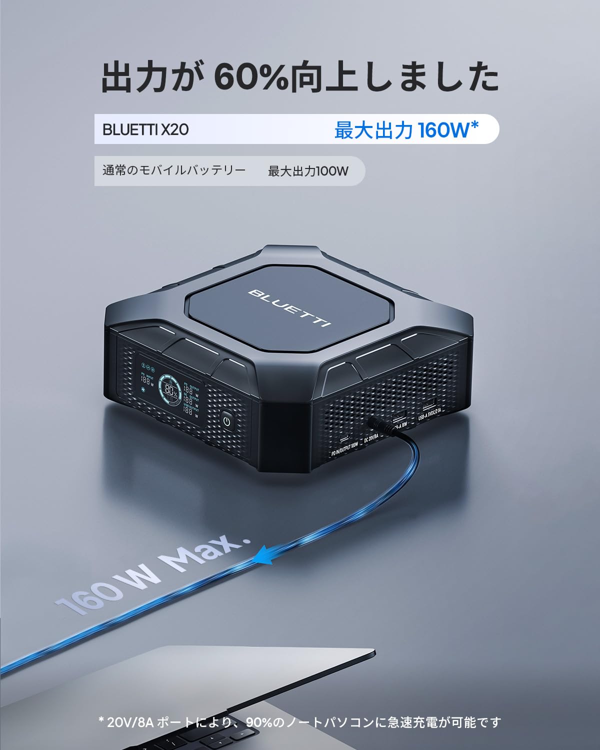 ✨美品✨BLUETTI✨モバイルバッテリー✨ポータブル電源✨容量 99Wh✨ 1_542b4bb5-c85a-4aff-ae84-