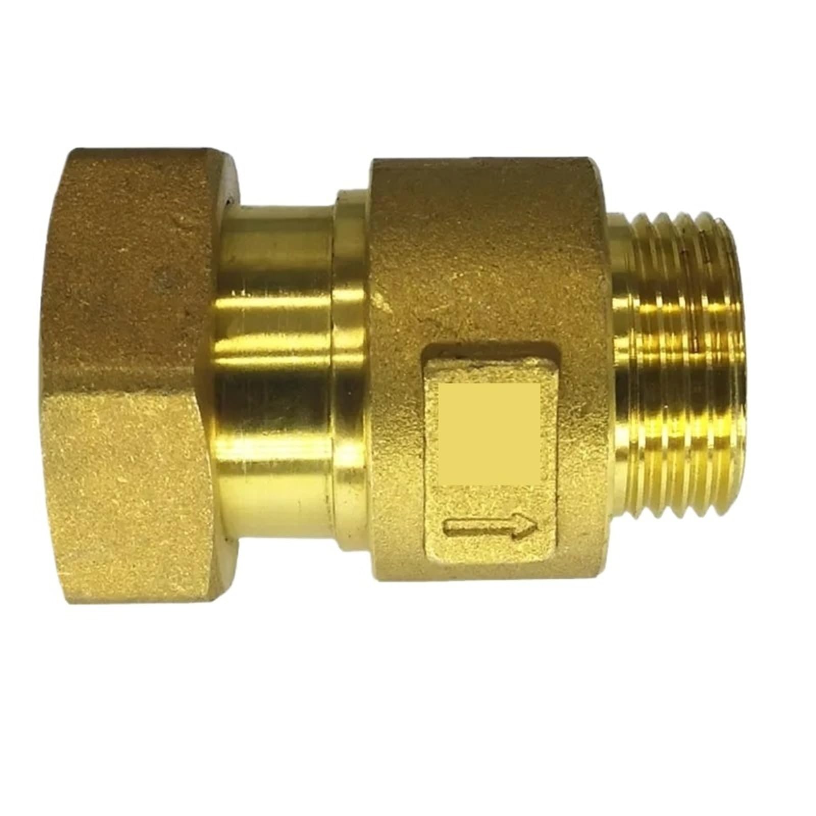 Gegnwvek One Color Copper Water Meter Check Valve, Household Telescopic Inner And Outer Wire Union, Tap