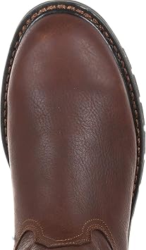 Georgia Boot Carbo-Tec LT Waterproof Pull-on Work Boot, Brown, Size 12(M)