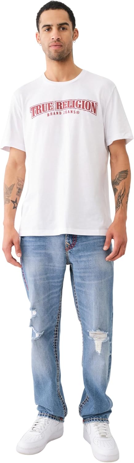 True Religion Mens Relaxed Nu Brush TeeT-Shirt - Image 6