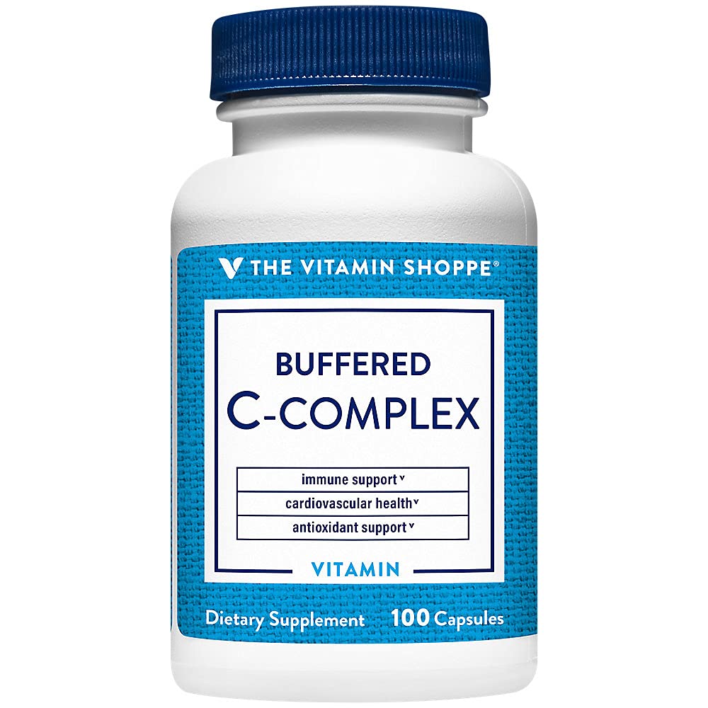 glutathione peroxidase supplement vitamin shoppe The Buffered C-Complex, Antioxidant that Supports Immune (100 Capsules) : Health & Household M/o Health and Family gluta one Amount:5MG