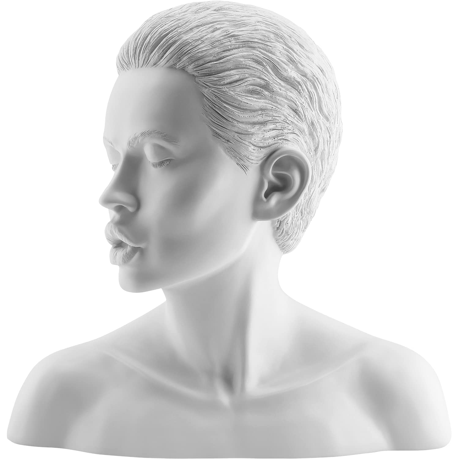 OEHLBACH In Fascenatio - Soporte para auriculares, almacenamiento óptimo de auriculares más grandes, auriculares para juegos, hecho a mano, color blanco
