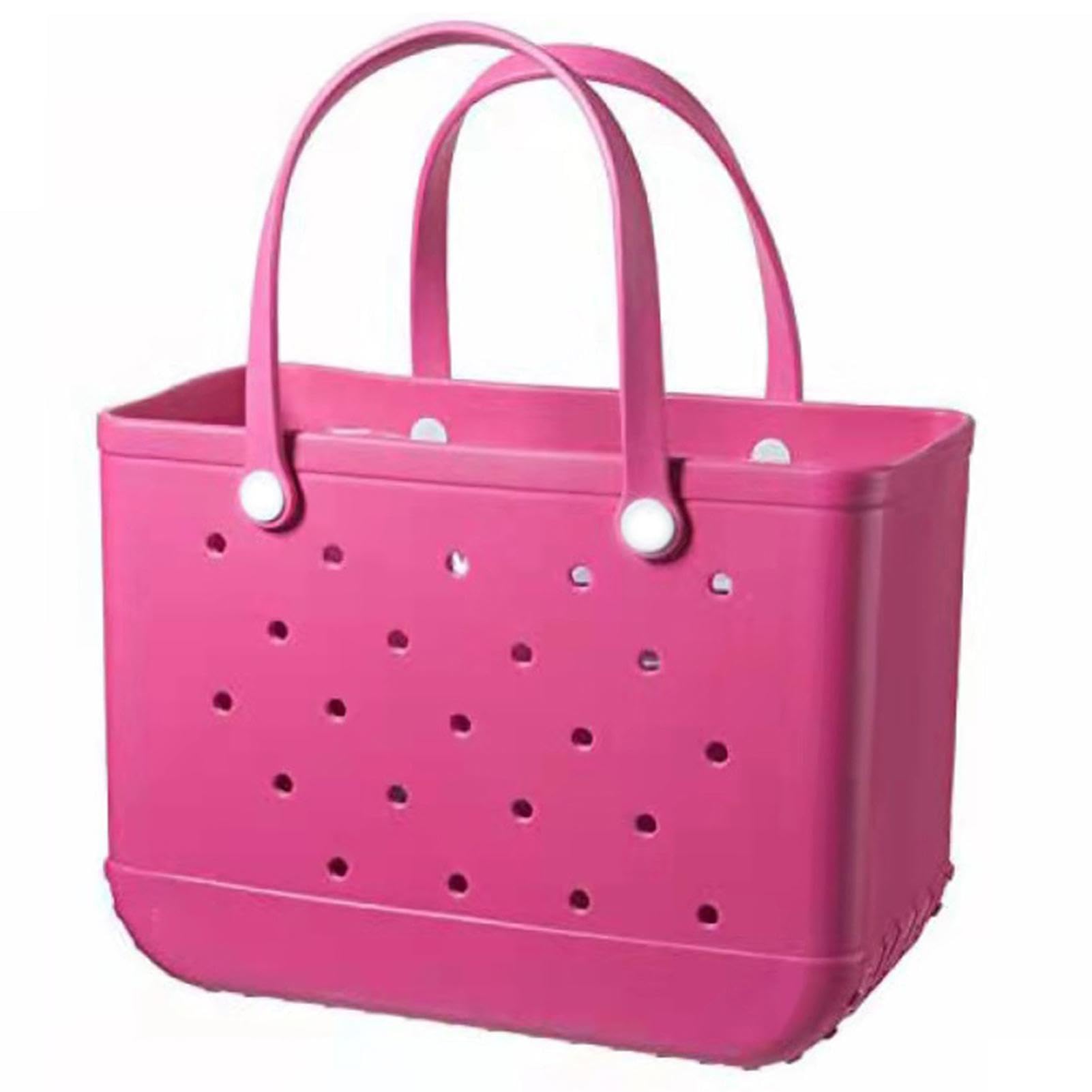 Strandtasche Aus Gummi, Tragetasche Outdoor Einkaufstasche wasserdichte Handtasche Für Reisen, Camping, Sport, Boot, Pool, Fitnessstudio, Markt, Einkaufen