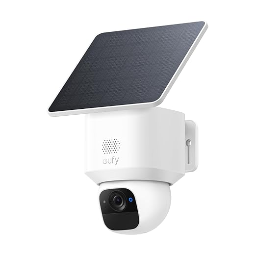 eufy Security SoloCam E30, Security Cameras Wireless Outdoor, Solar Camera Outdoor Wireless, 360° Pan, AI Tracking, 2K Clarity, No Monthly Fee