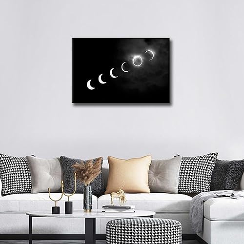 Vista 112 de 1 lienzo decorativo para pared, ferrocarril a través del bosque de pinos con niebla, decoración moderna para el hogar, sala de estar, arte de pared