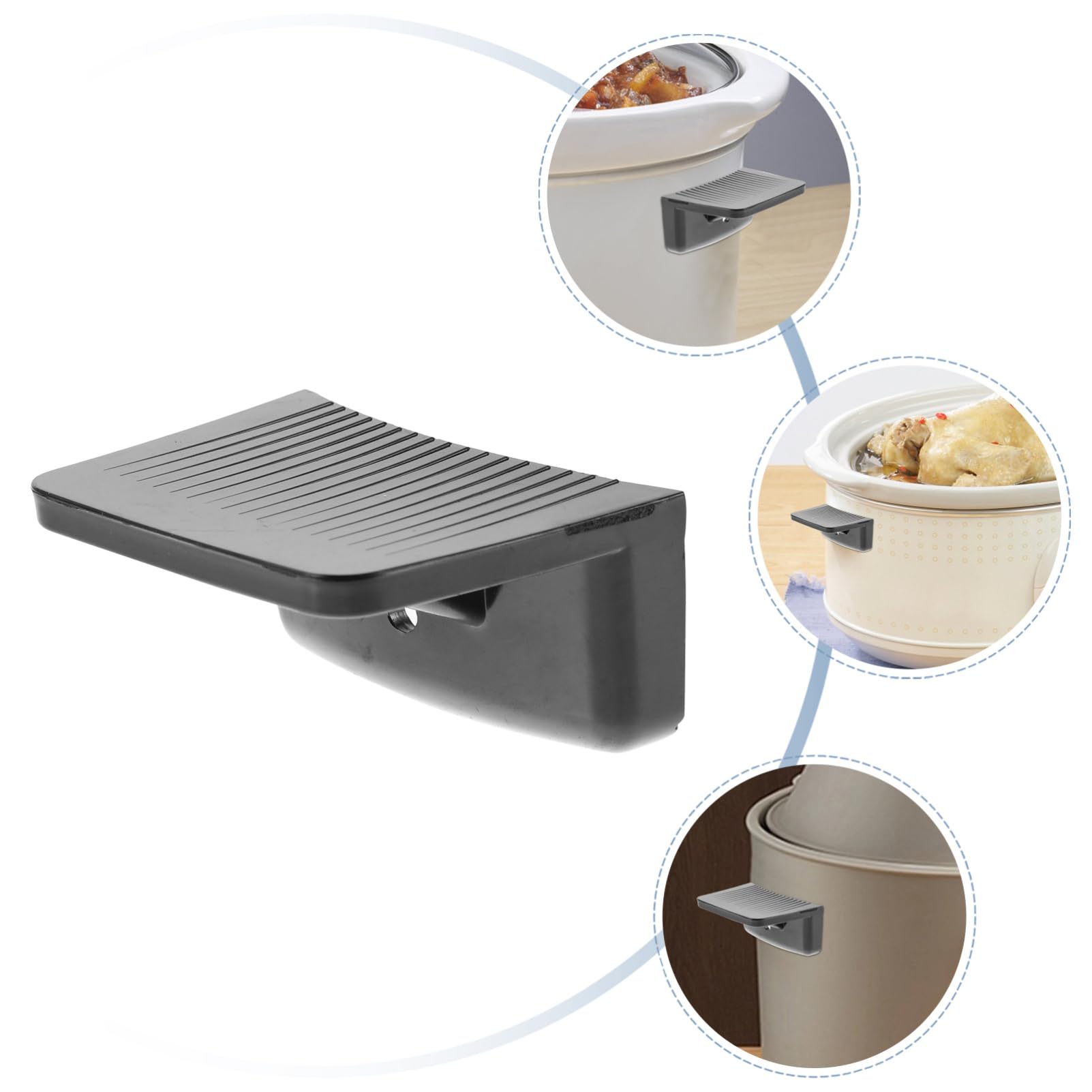 Cabilock 5 Sätze Ersetzbarer Topfgriff Abnehmbarer Rutsch Griff Für Kochgeschirr Hitzebeständig Und Ergonomisch Für Töpfe Und Pfannen Der Küche 4 Stücke * 5