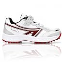 Pro ASE Lightweight Cricket Shoes - Durable & Comfortable | Ideal for Turf, Ground & Hard Surfaces | Allrounder Design with Studs, Velcro & Superior Grip | White, Blue, Green, Red gallery image