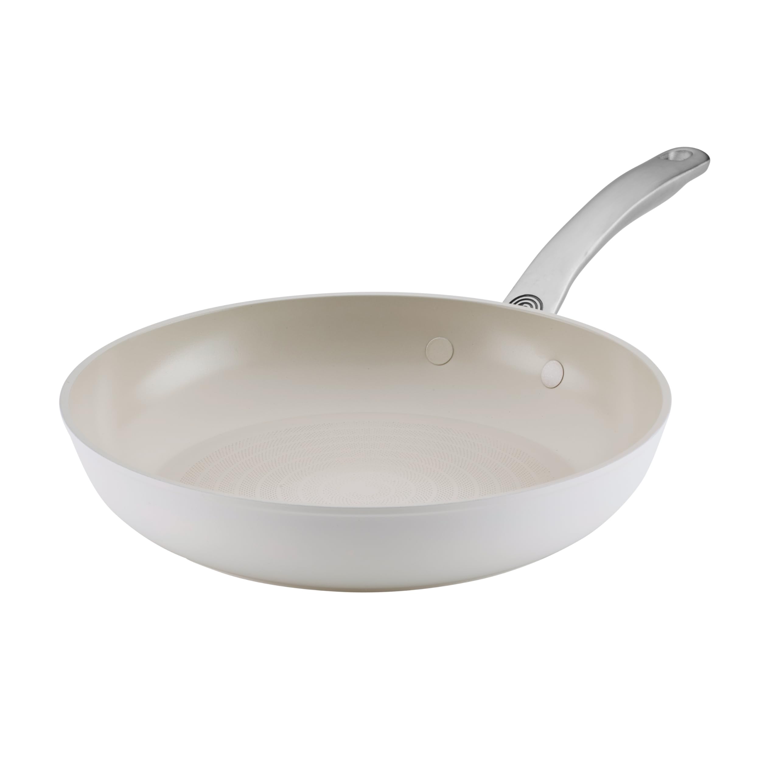Circulon Halo with LaserDefense 20cm Induction Hob Ceramic Non Stick Frying Pan – Made Without PFAS, Non Toxic Ceramic Cookware, Dishwasher & Oven Safe Skillet Pan - Pearl White