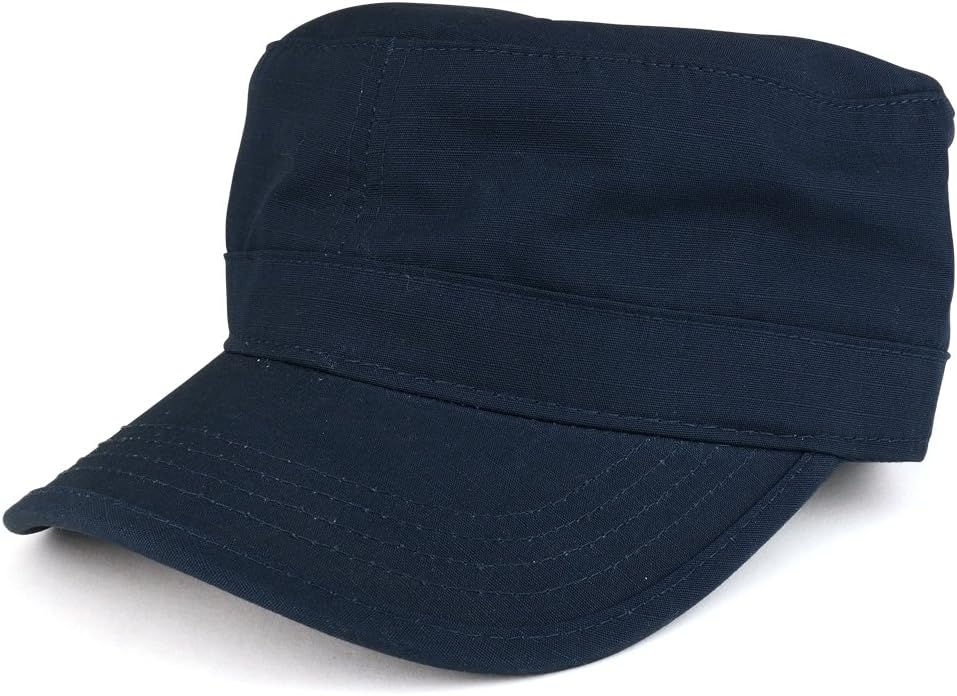 Ripstop Tear Resistant Military BDU Cotton Adjustable Cadet Style Army Cap