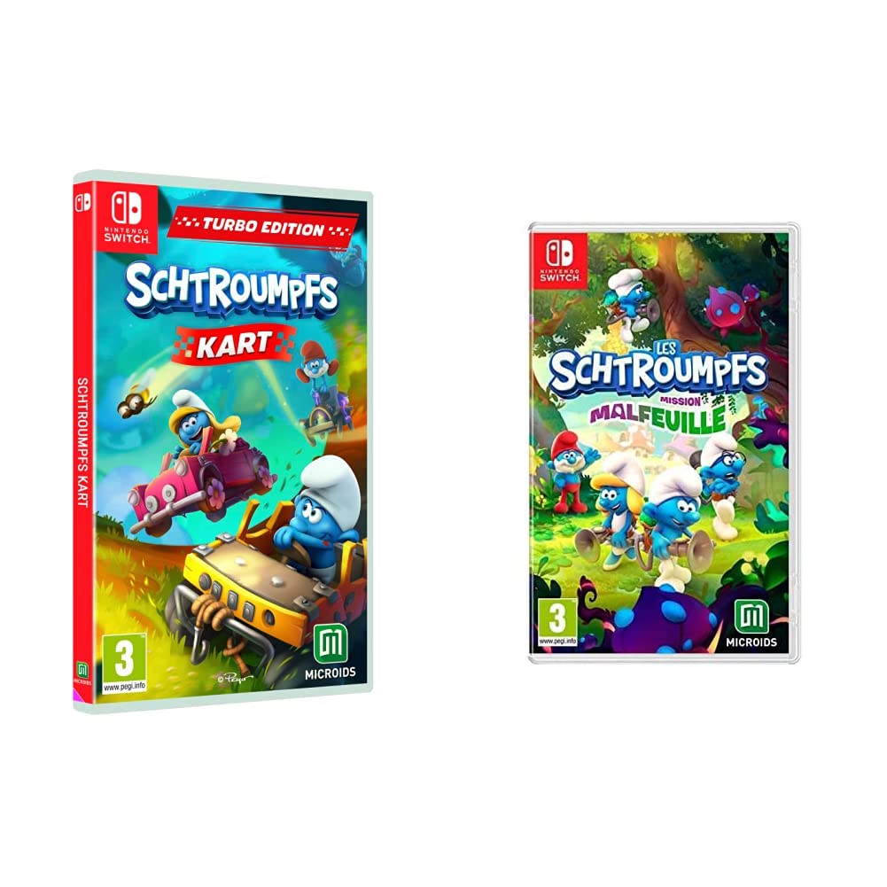👾 Les Schtroumpfs – Mission Malfeuille Sur Nintendo Switch – Neuf Sous Blister – Microids